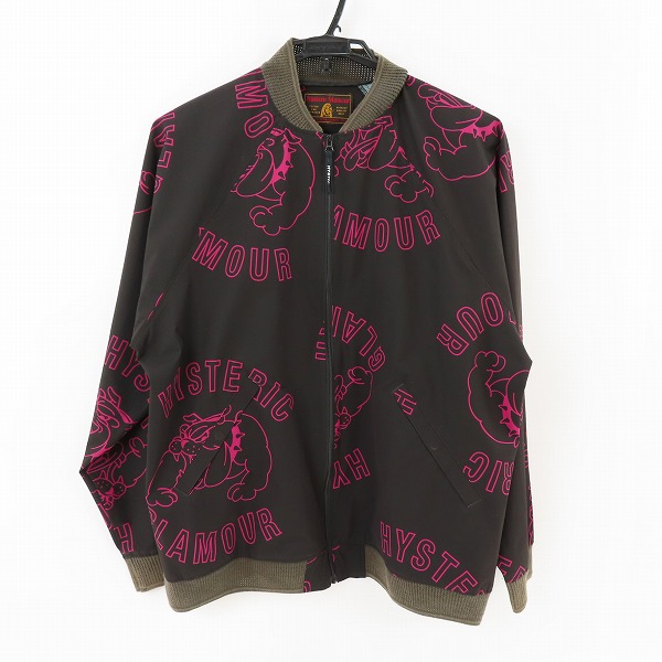 実際に弊社で買取させて頂いたHYSTERIC GLAMOUR/ヒステリックグラマー ブルドッグ ジップアップ ブルゾン 01182AB02 /F