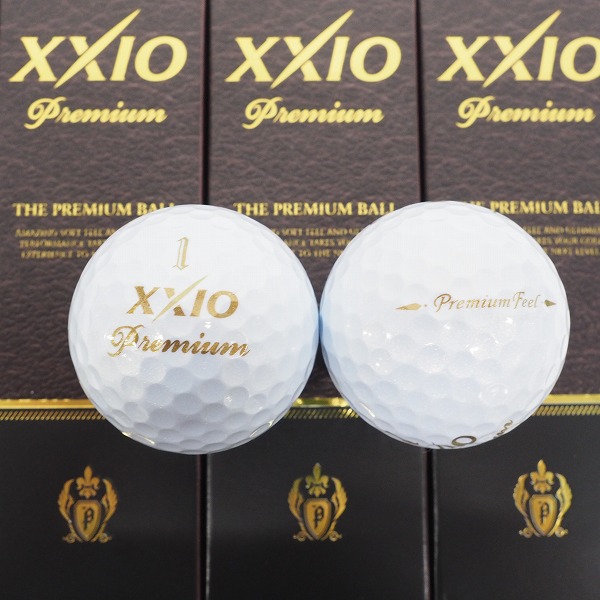 実際に弊社で買取させて頂いた【未使用】DUNLOP/ダンロップ XXIO/ゼクシオ Premium/プレミアム ゴルフボール ロイヤルゴールド 1ダースの画像 1枚目