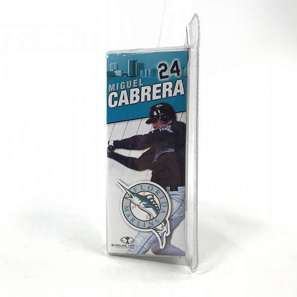 実際に弊社で買取させて頂いた【未開封】McFARLANE TOYS/マクファーレントイズ マイアミ・マーリンズ #24 MIGUEL CABRERA フィギュアの画像 1枚目