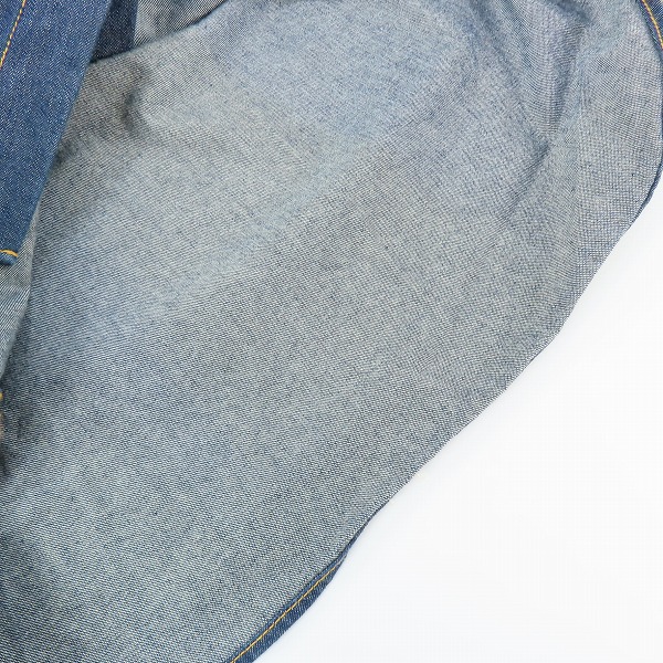 実際に弊社で買取させて頂いたmastermind JAPAN/マスターマインドジャパン バックスカル刺繍/スカルボタン デニムウェスタンシャツ MD2-SH01/Mの画像 7枚目