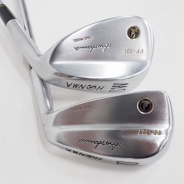 実際に弊社で買取させて頂いたHiro Honma/ヒロ ホンマ PP-737 TOUR MODEL/ツアーモデル アイアン #3～10,Sw 9本セット HAGANE STEEL FLEX:R-1の画像 5枚目