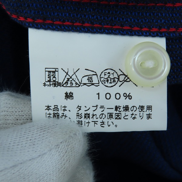 実際に弊社で買取させて頂いた【未使用】 SUGAR CANE Light/シュガーケーンライト JEAN CORD WORK SHIRT/ジーンコードワークシャツ ネイビー SC36928/Mの画像 4枚目