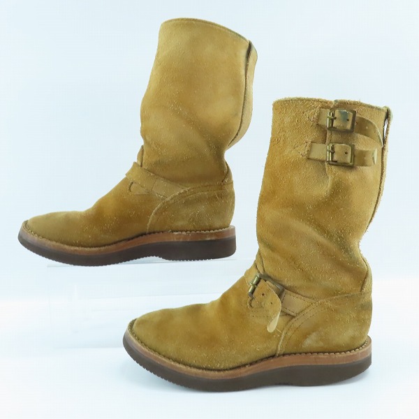 実際に弊社で買取させて頂いたWESCO/ウエスコ Custom Boss/カスタムボス エンジニアブーツ スウェードレザー 8.5Eの画像 3枚目