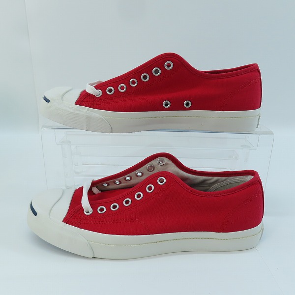 実際に弊社で買取させて頂いた【未使用】CONVERSE/コンバース JACK PURCELL/ジャックパーセル APPLE RED/26.5の画像 3枚目