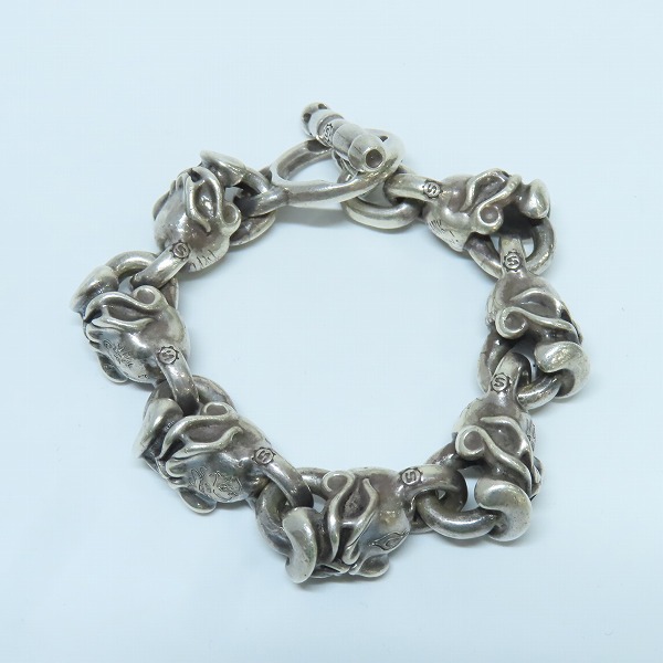 実際に弊社で買取させて頂いたSTARLINGEAR/スターリンギア クラッシャー フルスカルブレスレットの画像 1枚目