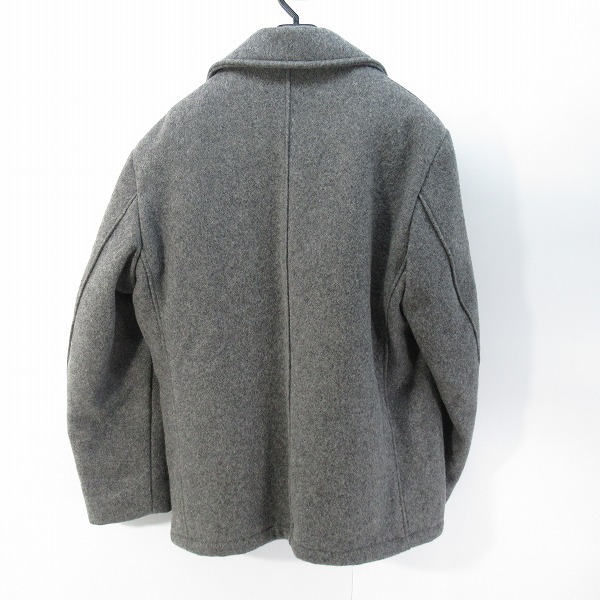 実際に弊社で買取させて頂いたSCHOTT/ショット MADE IN USA/米国製 シングルPコート/ピーコート 42の画像 1枚目