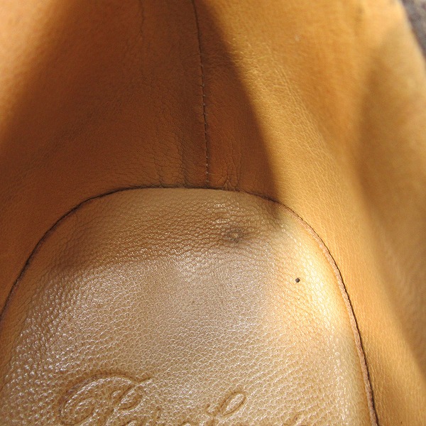 実際に弊社で買取させて頂いたParaboot/パラブーツ CHAMBORD/TEX MARRON-LIS CAFE シャンボード 710707/5 シューツリー付きの画像 6枚目