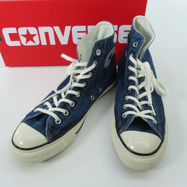 実際に弊社で買取させて頂いたCONVERSE/コンバース ALL STAR US AGEDDENIM HI/エイジドデニム ハイ スニーカー 1SD429/26