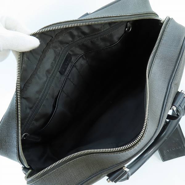 実際に弊社で買取させて頂いたBVLGARI/ブルガリ レザー 2WAY ビジネスバッグ/ブリーフケース 32537 の画像 3枚目