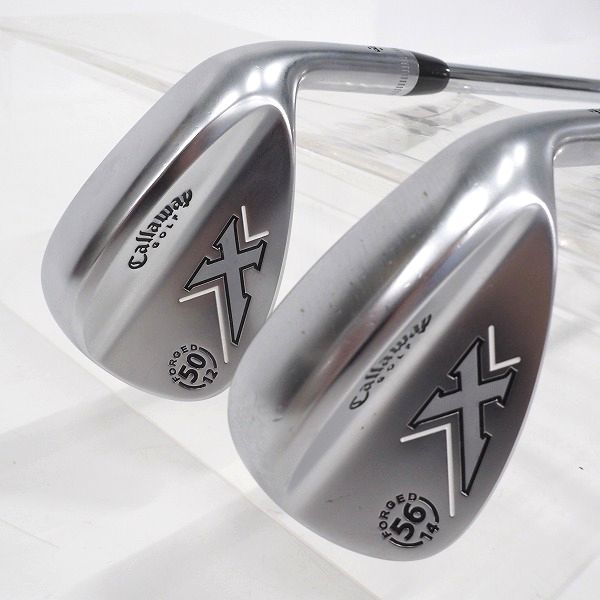 実際に弊社で買取させて頂いたCallaway/キャロウェイ X FORGED フォージド ウェッジ 50°/12・56°/14 2本セット Dynamic Gold FLEX:WEDGE