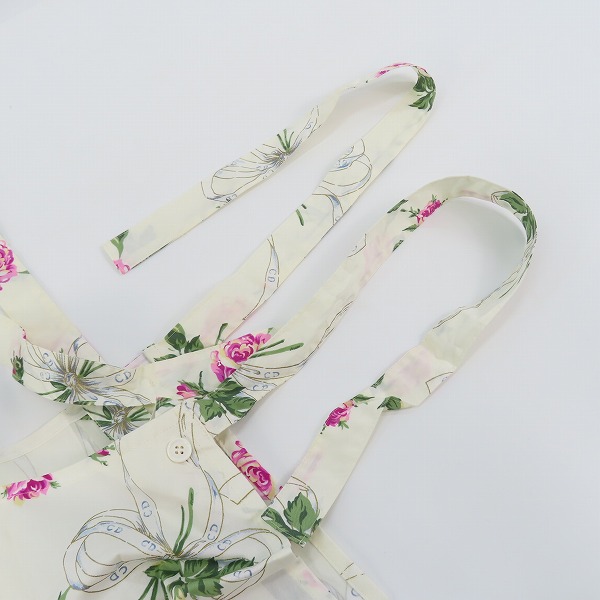 実際に弊社で買取させて頂いたChristian Dior/クリスチャンディオール 花柄 エプロン  の画像 2枚目