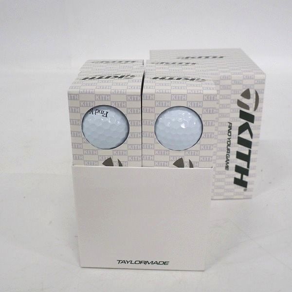 実際に弊社で買取させて頂いた【未使用】Kith×TaylorMade/キス×テーラーメイド TP5 ゴルフボール ホワイト 1ダース