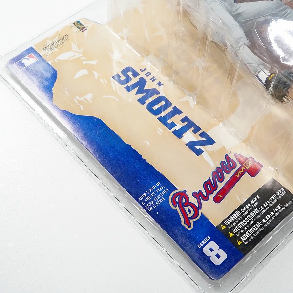 実際に弊社で買取させて頂いた【未開封】McFARLANE TOYS/マクファーレントイズ アトランタ・ブレーブス #29 JOHN SMOLTZ ジョン・スモルツ フィギュア グレーの画像 6枚目