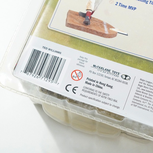 実際に弊社で買取させて頂いた(2)【未開封】MCFARLANE/マクファーレン SPORTSPICKS ボストン・レッドソックス #9 TED Willoams フィギュアの画像 7枚目