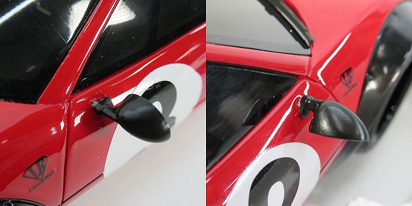 実際に弊社で買取させて頂いたGT SPIRIT/GTスピリット 1/18 フェラーリ  308 GTB LB Works/リバティーウォーク レッド LIMITED EDITION ミニカーの画像 6枚目