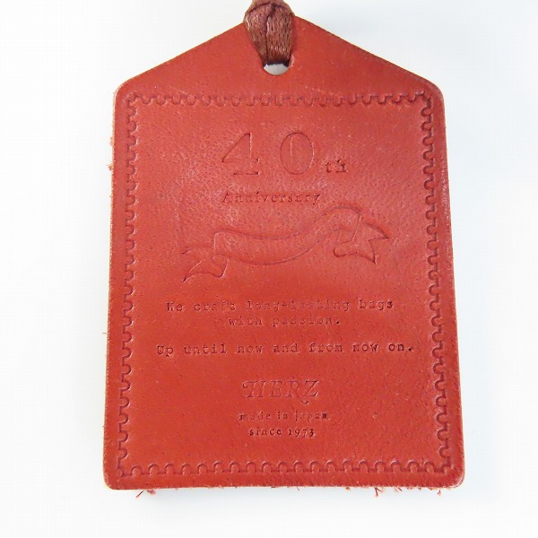 実際に弊社で買取させて頂いたHERZ/ヘルツ レザー ショルダーバッグ レッドの画像 6枚目