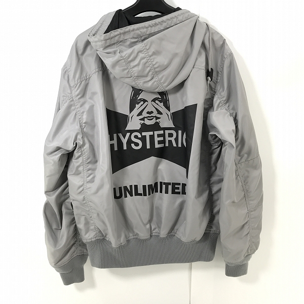 実際に弊社で買取させて頂いたHYSTERIC GLAMOUR/ヒステリックグラマー EVIL UNLIMITED ジャケット 02203AB04/Mの画像 1枚目