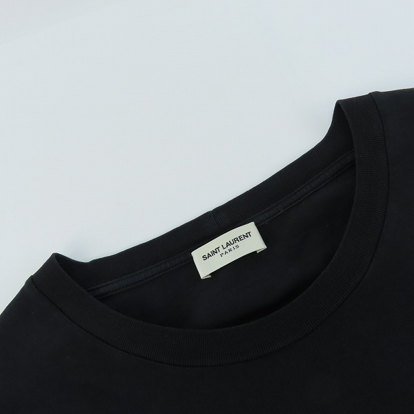 実際に弊社で買取させて頂いたSaint Laurent/サンローラン カサンドラロゴプリントTシャツ 343678 Y2YH1/Lの画像 6枚目