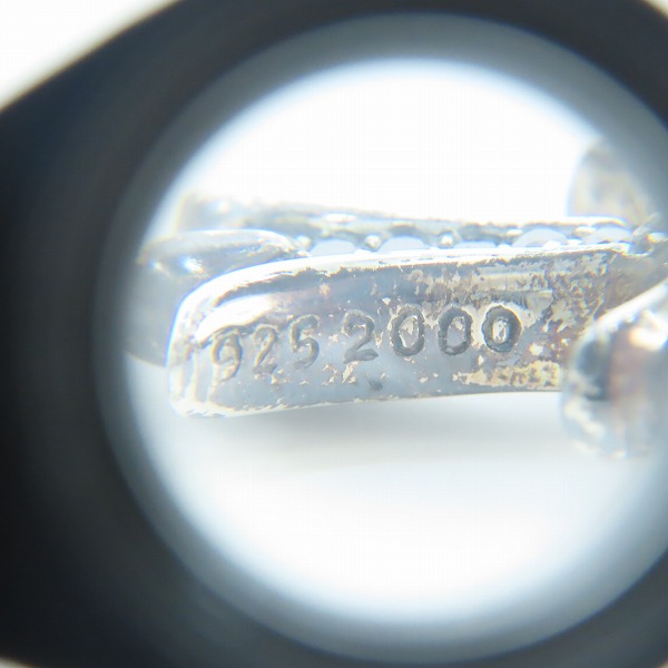 実際に弊社で買取させて頂いたCHROME HEARTS/クロムハーツ タイニーファットクロスペンダント パヴェブラックダイヤの画像 4枚目