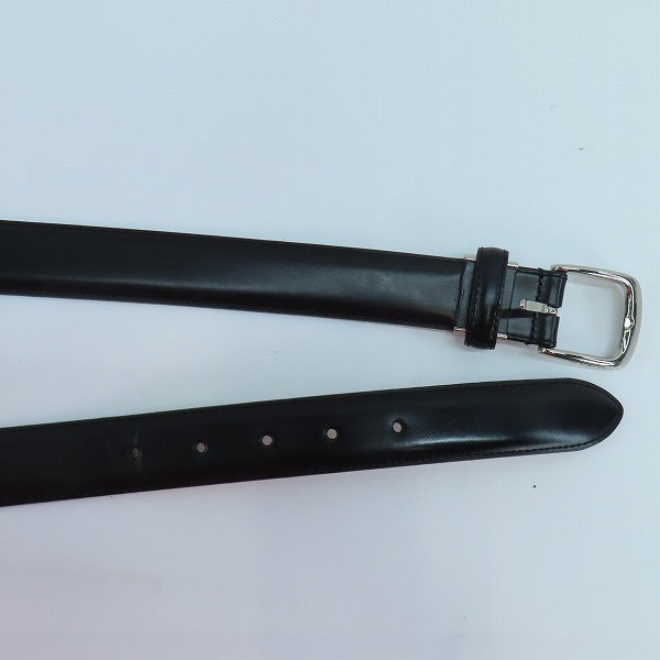 実際に弊社で買取させて頂いたREGAL/リーガル レザーベルト ブラックの画像 1枚目