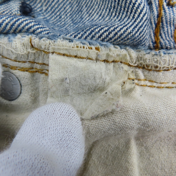 実際に弊社で買取させて頂いたLevis/リーバイス 501/66後期/刻印6/スモールe ヴィンテージ/ビンテージデニムパンツ の画像 5枚目