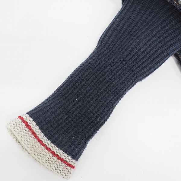 実際に弊社で買取させて頂いたEVISU GOLF/エヴィスゴルフ/エビス デニムジャケット型 ドライバー/1w用ヘッドカバーの画像 5枚目