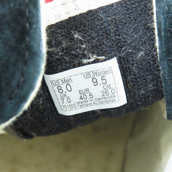 実際に弊社で買取させて頂いたVANS/バンズ OLD SKOOL/オールドスクール ハイカットスニーカー 751505/26の画像 5枚目