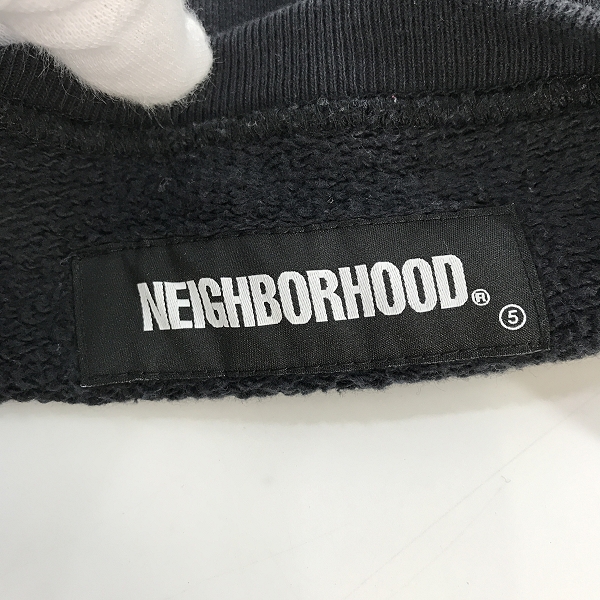 実際に弊社で買取させて頂いたNEIGHBOR HOOD/ネイバーフッド 20AW HEAVYS C-CREW.LS ヘビーウェイト クルーネックスウェット 202OKNH-CSM03/XLの画像 2枚目