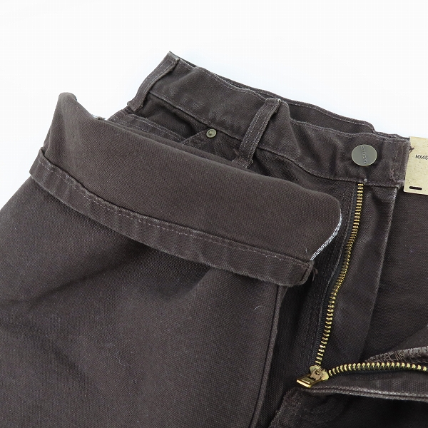 実際に弊社で買取させて頂いた【未使用】Carhartt/カーハート WASHED-DUCK DOUBLE-FRONT WORK DUNGAREE/ペインター パンツ /B136-DKB/30×30の画像 5枚目