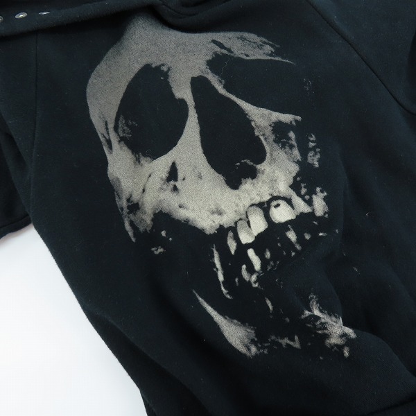 実際に弊社で買取させて頂いたHYSTERIC GLAMOUR/ヒステリックグラマー スカルスタッズパーカー ワンピース 0114CO07/Fの画像 8枚目