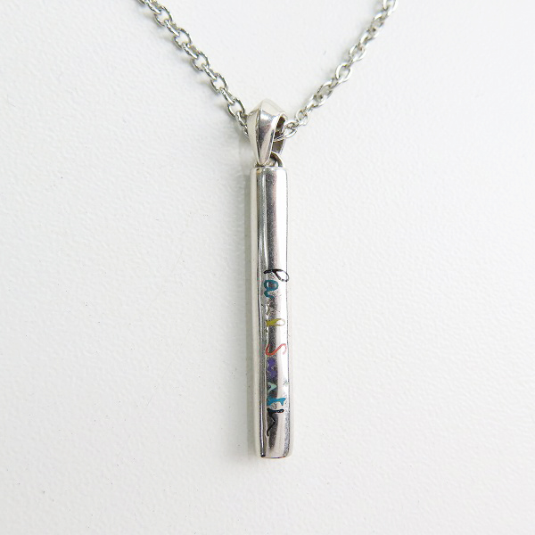 実際に弊社で買取させて頂いたPaul Smith/ポールスミス ロゴ入り 縦長ネックレスの画像 1枚目