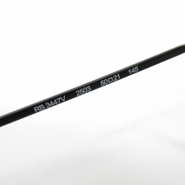 実際に弊社で買取させて頂いたRayBan/レイバン メガネフレーム/アイウェア Round Metal/RB3447Vの画像 4枚目
