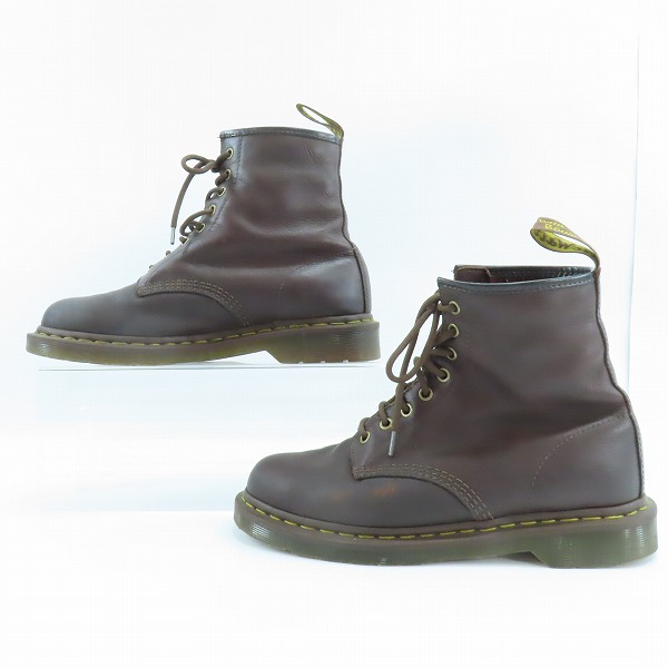 実際に弊社で買取させて頂いたDr Martens/ドクターマーチン 1460 8 Eye Boot Tan Carpathian 8ホールブーツ 20847220 UK8の画像 3枚目
