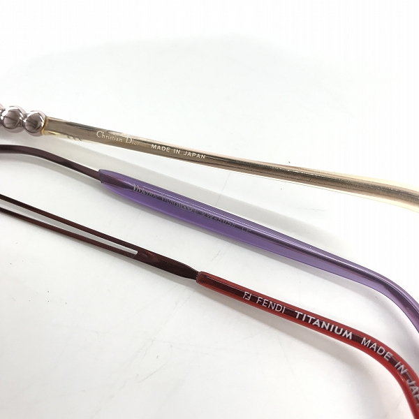実際に弊社で買取させて頂いた【おまとめ】クリスチャンディオール/フェンディ/ヴィヴィアンウエストウッド 他 メガネ/サングラスの画像 2枚目