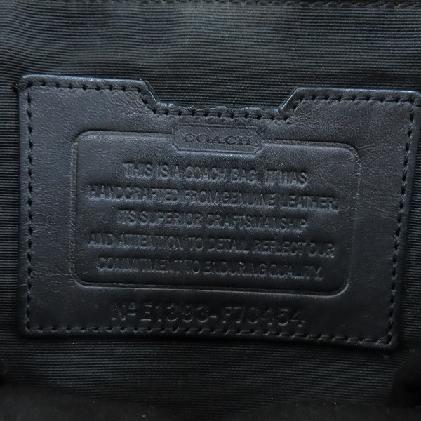 実際に弊社で買取させて頂いたCOACH/コーチ シグネチャー レザー ビジネスバッグ/ブリーフケース F70454の画像 5枚目