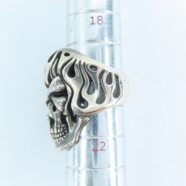 実際に弊社で買取させて頂いたGucho/ガッチョ Pyromaniac パイロマニアック クロスボーン リング/20号-21号の画像 7枚目