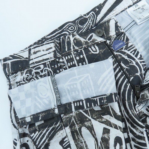 実際に弊社で買取させて頂いたJean Paul GAULTIER/ジャンポール ゴルチエ 総柄 プリント パンツ PRJH-NA1-2037/29の画像 2枚目