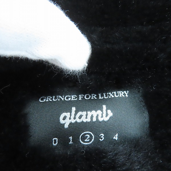 実際に弊社で買取させて頂いた【未使用】glamb/グラム Mist mouton JKT/ミストムートンジャケット GB0418/JKT09/2の画像 2枚目