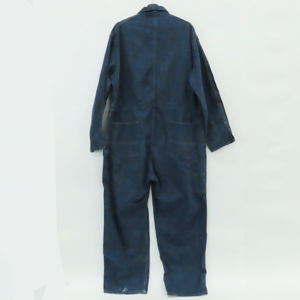 実際に弊社で買取させて頂いたCarhartt/カーハート 40〜50s/40～50年代 2色刺繍タグ ヴィンテージ デニム オールインワン/つなぎ/50の画像 1枚目