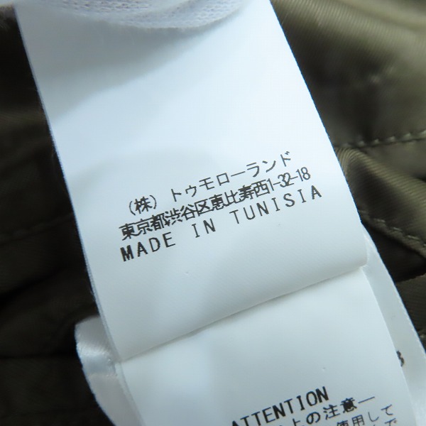 実際に弊社で買取させて頂いたDENIM×TOMORROWLAND/デニム×トゥモローランド DOLPHIN ラムレザーシングルライダースジャケット 50の画像 5枚目