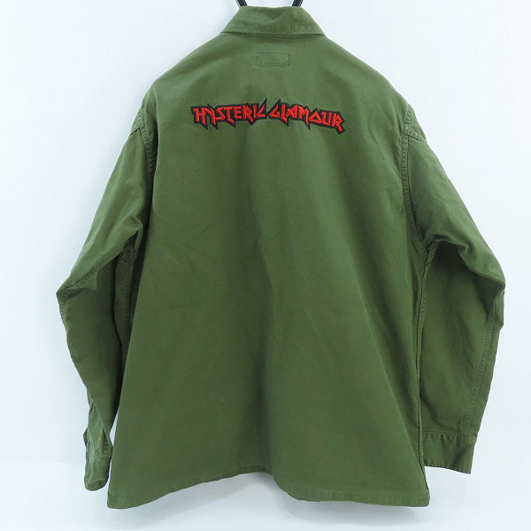 実際に弊社で買取させて頂いたHYSTERIC GLAMOUR/ヒステリックグラマー ジャケット ワッペン付き ロゴ刺繍 02231AB04/Mの画像 1枚目