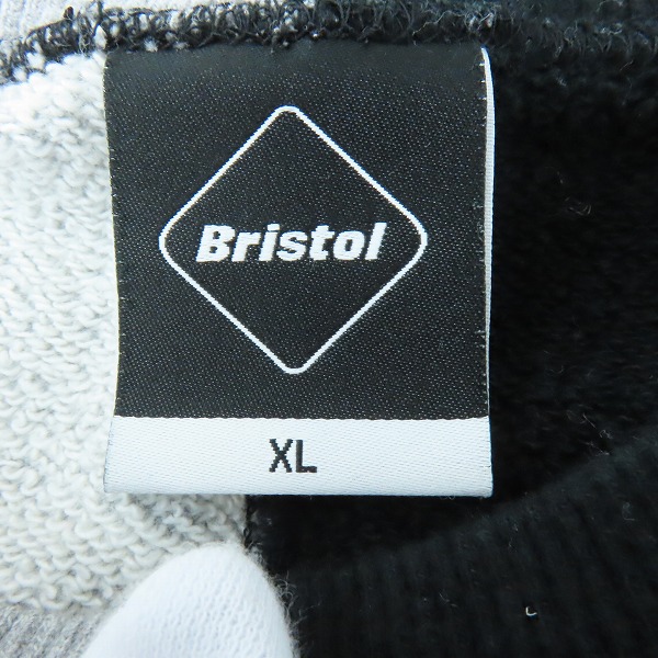実際に弊社で買取させて頂いたF.C.Real Bristol/エフシーレアルブリストル SPLIT CREW NECK SWEAT ドッキング スウェット FCRB-167055 /XLの画像 2枚目