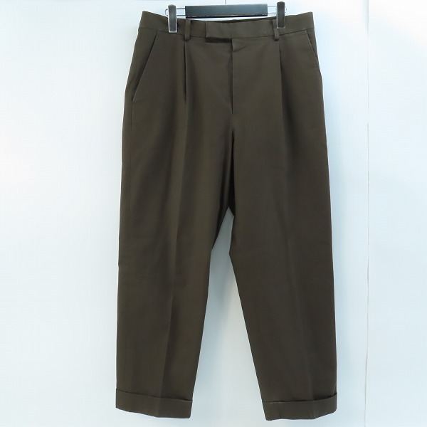 実際に弊社で買取させて頂いたWACKO MARIA/ワコマリア スラックスパンツ ダークブラウン L