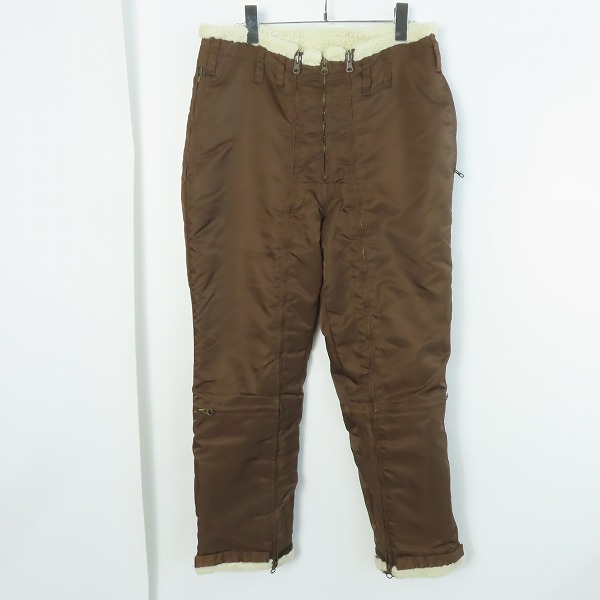 実際に弊社で買取させて頂いたGOODENOUGH/グッドイナフ 裏ボア フライトパンツ/S