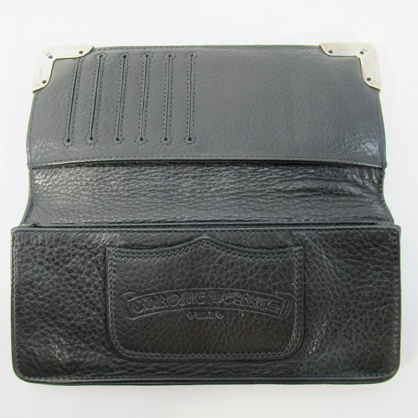 実際に弊社で買取させて頂いたCHROME HEARTS/クロムハーツ シングルフォールド ロングウォレット/長財布の画像 7枚目