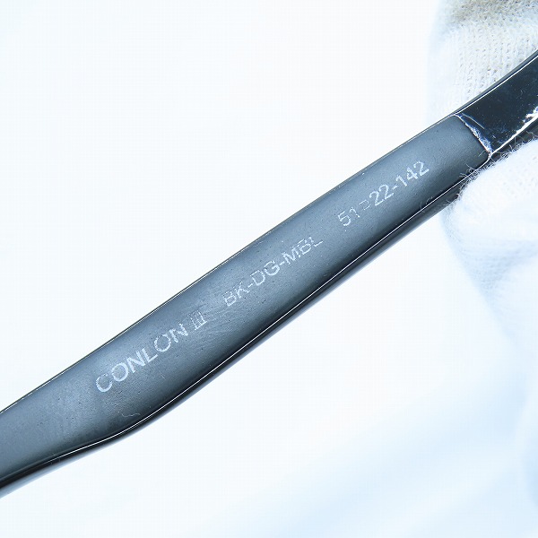 実際に弊社で買取させて頂いたEyevol/アイヴォル CONLONⅢ/コンロンⅢ  アイウェア/メガネフレーム BK-DG-MBLの画像 7枚目