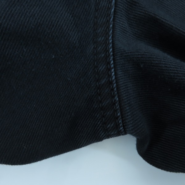 実際に弊社で買取させて頂いたDOLCE&GABBANA/ドルチェ&ガッバーナ 16GREEN メタルロゴプレート ダメージ加工 ブラック デニム パンツ GZN9CT/G8G11/50の画像 8枚目