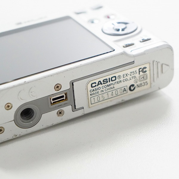 実際に弊社で買取させて頂いたCASIO/カシオ EXILIM EX-Z55 エクシリム コンパクトデジタルカメラ 動作未確認の画像 6枚目