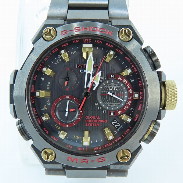 実際に弊社で買取させて頂いたG-SHOCK/Gショック MR-G 赤備え GPSハイブリッド電波ソーラー MRG-G1000B-1A4JR