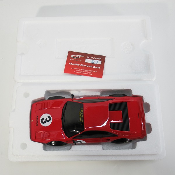 実際に弊社で買取させて頂いたGT SPIRIT/GTスピリット 1/18 フェラーリ  308 GTB LB Works/リバティーウォーク レッド LIMITED EDITION ミニカーの画像 7枚目